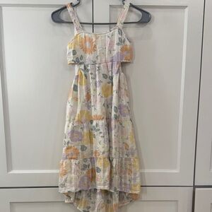 Abercrombie Kids Floral Sundress - Yellow, Purple, Orange